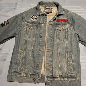 Custom Designed Denim Jacket Medium
